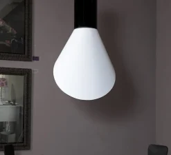 Suspension, Grand Cargo, noir, blanc, H115cm - Designheure