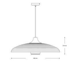 Suspension, Grass M, vert, Ø60cm, H21cm - Forestier