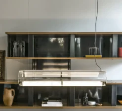 Suspension, Guise 2277, transparent, LED, 3000K, 2613lm, Ø16cm, H89cm - Vibia