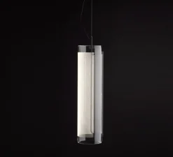 Suspension, Guise 2270, transparent, LED, 3000K, 1742lm, Ø16cm, H63cm - Vibia