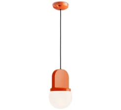 Suspension, Habea C2781, orange, Ø16cm, H27,6cm - Ferroluce