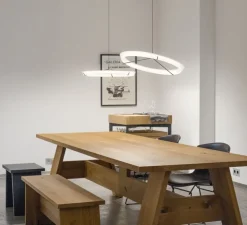 Suspension, Halo Jewel, 2351, noir, LED, dim, 3000k, 1726 lm, Ø56,3cm, H4cm - Vibia