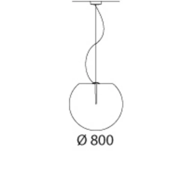 Suspension, Happy Apple, blanc, Ø80cm, Hcm - Pedrali