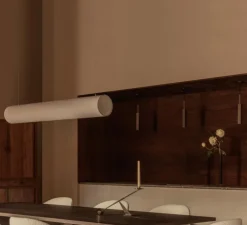 Suspension, Hashira Linear, naturel, LED, 2700K, 380 lm, L140cm, H18cm - Audo Copenhagen