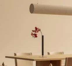 Suspension, Hashira Linear, naturel, LED, 2700K, 380 lm, L140cm, H18cm - Audo Copenhagen