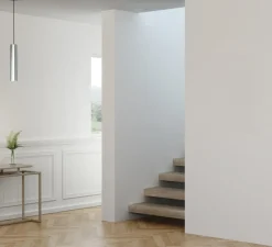 Suspension, Hashira, nickel mat, Ø8,15cm, H40cm - Astro