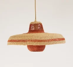Suspension, Hatter + Lantern, naturel/gingembre, Ø44cm, H23cm - GOLDEN Editions