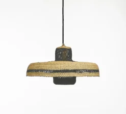 Suspension, Hatter + Lantern, naturel/minuit, Ø44cm, H23cm - GOLDEN Editions