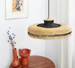 Suspension, Hatter, naturel/minuit, Ø44cm, H13,5cm - GOLDEN Editions