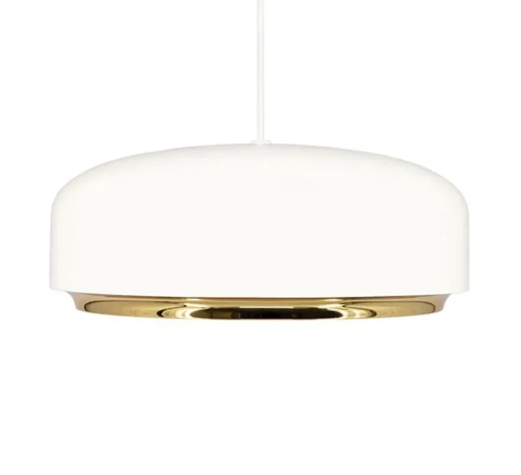 Suspension, hazel medium, blanc, LED, dim, 3000K, 1100 lm, Ø40cm, H16cm - Umage