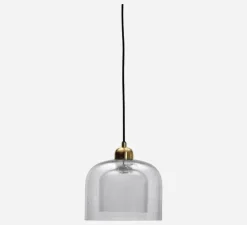Suspension, HDBell, Laiton, transparent, Ø25cm, H26cm - House Doctor