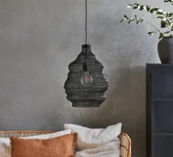 Suspension, HDMesh, noir, Ø30cm, H40cm - House Doctor