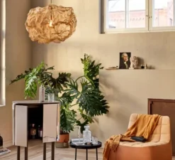 Suspension, Heat Large, laiton, Ø80cm, H60cm - Northern