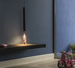 Suspension, Helia 40, noir, LED, 3000K, 700 lm, Ø4cm, H45cm - SLV