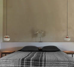 Suspension, Here Comes The Sun 175, blanc (intérieur cuivre), câble 5m, Ø17,5cm, H17,5cm - DCW