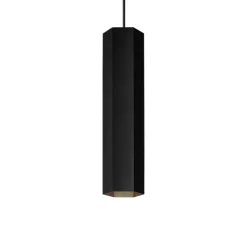 Suspension, Hexo 3.0 LED, noir, LED, dim, 2700K, 405 lm, Ø7,7cm, H30cm - Wever&Ducré