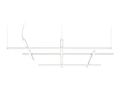 Suspension, Hilow, émission élevée, blanc, LED, 2700K, 5045lm, L113cm, H7cm - Panzeri