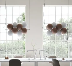 Suspension, Holly Horizontal, terracotta, L105.2cm, H58,5cm - Abstracta