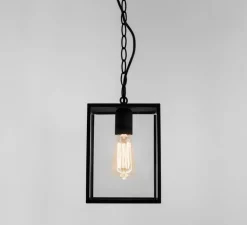 Suspension, Homefield 240, noir, IP23, dim, Ø18cm, H20,4cm - Astro