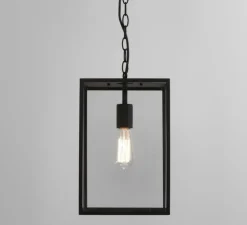 Suspension, Homefield Pendant 360, noir mat, IP23, Ø24cm, H21,6cm - Astro Lighting