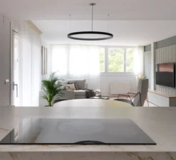 Suspension, Hoop Horizontal Led Intérieur, noir, LED, 3000K, 3000 lm, Ø70cm, H4cm - ONOK