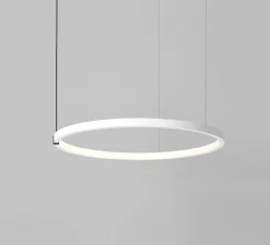 Suspension, Hoop Horizontal Led Intérieur, blanc, LED, 2700K, 4200 lm, Ø90cm, H4cm - ONOK