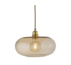 Suspension, Horizon 29, Or fumé, Ø29cm, H18cm - Ebb and Flow