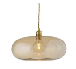 Suspension, Horizon 36, Or fumé, Ø36cm, H20cm - Ebb and Flow