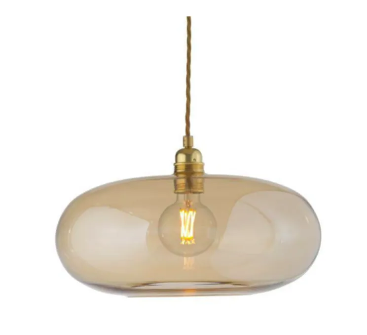 Suspension, Horizon 36, Or fumé, Ø36cm, H20cm - Ebb and Flow