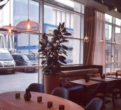 Suspension, Horizon 45, Vieux rose, Ø45cm, H22cm - Ebb and Flow