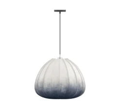 Suspension, Hozuki Indigo M, Blanc, bleu, Ø50cm, H40cm - Ay Illuminate