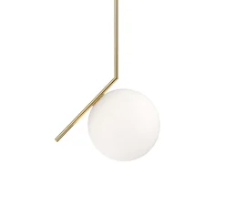 Suspension, IC Light S2 10 Anniversary, 24K or, Ø30cm, H35,8cm - Flos