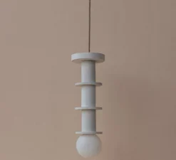Suspension, Idoia 3, blanc, Ø12,5cm, H30cm - Zuri