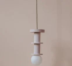 Suspension, Idoia 2, rose, Ø12,5cm, H21cm - Zuri