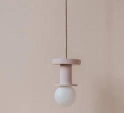 Suspension, Idoia 1, rose, Ø12,5cm, H12cm - Zuri