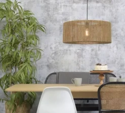 Suspension, Iguazu L, naturel, Ø60cm, H25cm - Good&Mojo