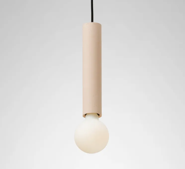 Suspension, Ila Maxi, Pêche, Ø5,5cm, H28cm - Plato Design