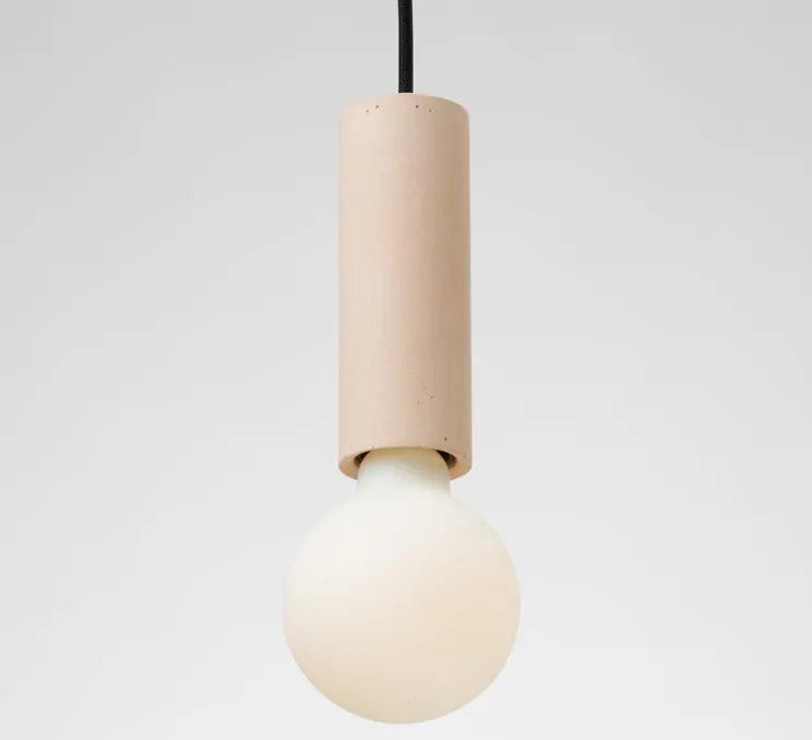 Suspension, Ila, Pêche, Ø5,5cm, H15cm - Plato Design