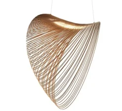Suspension, Illan 100, dimmable DALI, bouleau, LED, 2700K, Ø100cm, H100cm - Luceplan