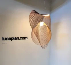 Suspension, Illan 60, dimmable DALI, bouleau, LED, 2700K, Ø60cm, H60cm - Luceplan