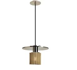 Suspension, In the sun 270, structure Or, Maille or, Ø27cm, H19.3cm - Dcw editions