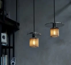 Suspension, In the Sun Suspension 270, argent et or, Ø27cm, H19,3cm - DCW