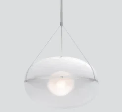 Suspension, Iris, A/A, argent, LED, dim, 1-10V, 3000k, Ø90cm, H60cm - A-N-D