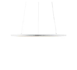 Suspension, Iris Horizontal 60, blanc, LED, dim, 2700K, 5250 lm, Ø60cm, P60cm - Dix heures dix