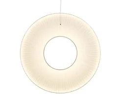 Suspension, Iris Verticall 80, blanc, LED, dim, 2700K, 7350 lm, Ø78cm, P78cm - Dix heures dix