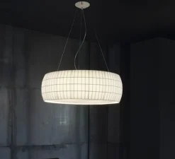 Suspension, Isamu Ø118, blanc, Ø118cm, H53cm - Carpyen