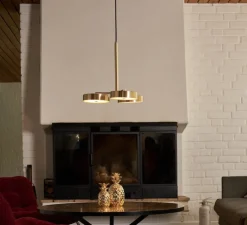 Suspension, James 3, laiton, LED, dim, 3000K, lm, L46,4cm, H38,6cm - Rubn