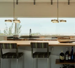 Suspension, James 3, laiton, LED, dim, 3000K, lm, L46,4cm, H38,6cm - Rubn