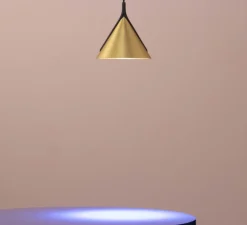 Suspension, Jewel Mono, noir et or, LED, 2700K, 671lm, Ø9cm, H9cm - Axolight