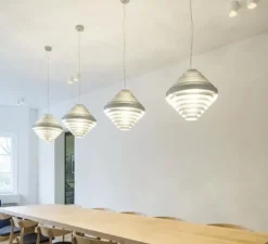 Suspension, J.J.W 05, argent, LED, Ø44,5cm, H44,5cm - Wever&Ducré